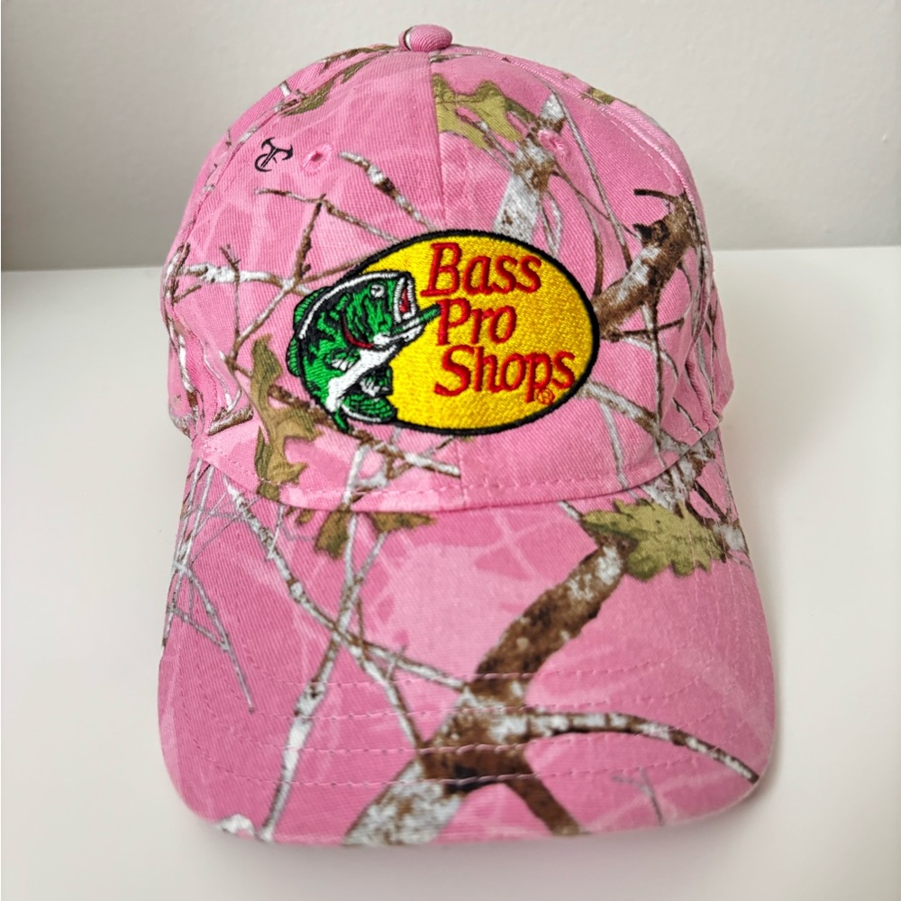Bass Pro Shops Pink Camo Hat — Toddler